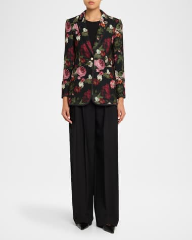 V-Neck Hardware One-Piece Swimsuit