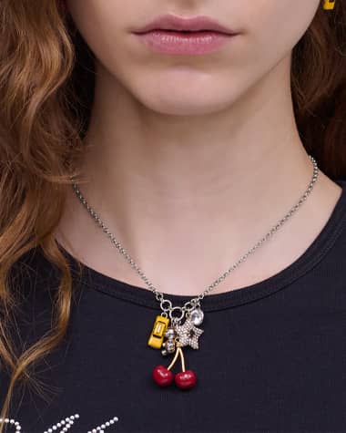 V-Neck Hardware One-Piece Swimsuit