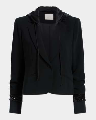 V-Neck Hardware One-Piece Swimsuit