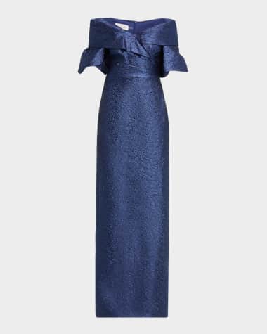 prom dress tight top flowy bottom La Femme 28294 Prom Dress - Royal Blue main image 0