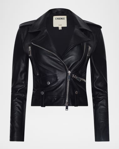 Women's Contemporary Leather Jackets & Coats at Neiman Marcus