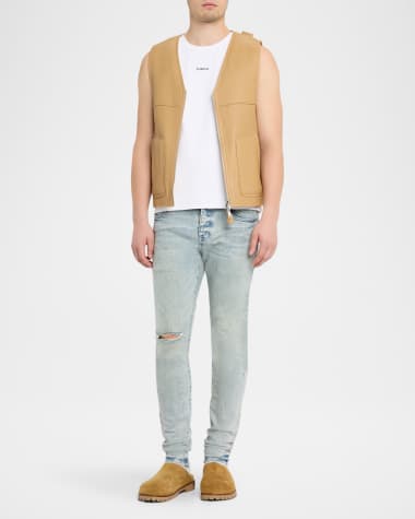 V-Neck Hardware One-Piece Swimsuit