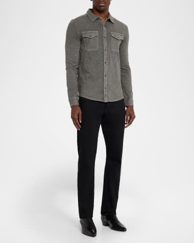 V-Neck Hardware One-Piece Swimsuit