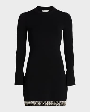 black dress on dark skin LC1029-BK_01.jpg?v=1653322903 main image 0
