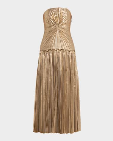 Gold Women's Designer Dresses | Neiman Marcus