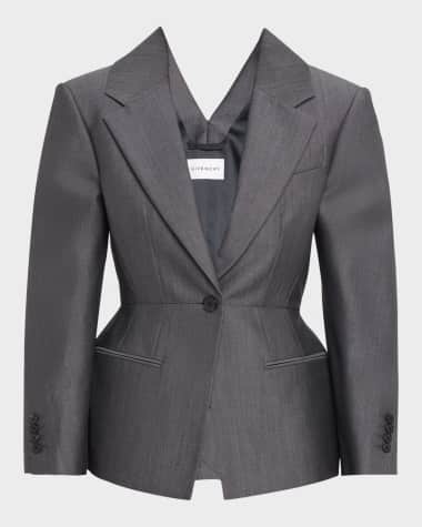 Gray Designer Blazers for Women | Neiman Marcus