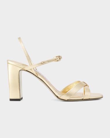 Gold Designer Sandals for Women | Neiman Marcus