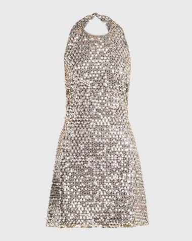 silver metallic cocktail dress Tube Dress Silver METALLIC, S / Silver by SPRWMN main image 1