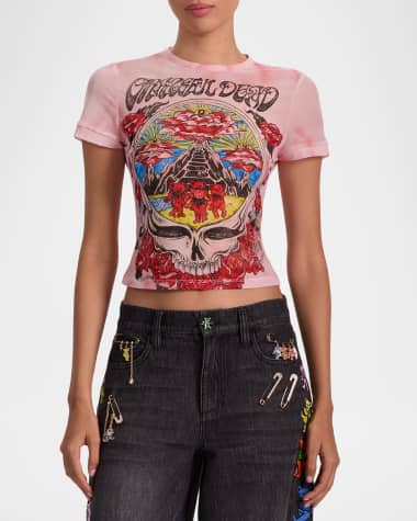 V-Neck Hardware One-Piece Swimsuit