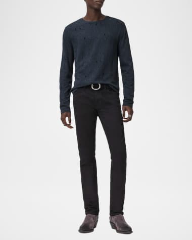 V-Neck Hardware One-Piece Swimsuit