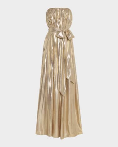 Gold Women's Designer Dresses | Neiman Marcus