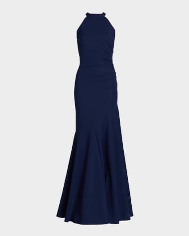 Blue Sleeveless Designer Evening Gowns for Women | Neiman Marcus