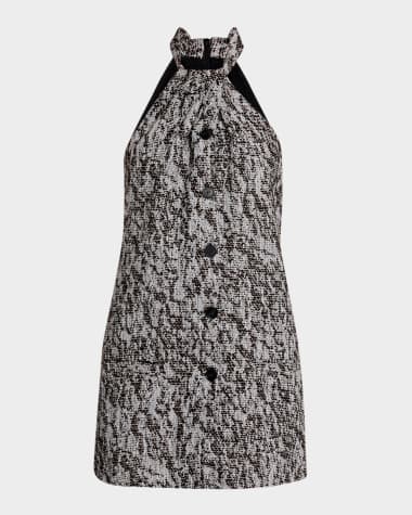 halter dress linen Rumal Linen Halter Mini Dress – VICI