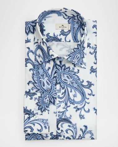 neiman marcus dress shirts Amiri Men's Velvet Stripe Dress Shirt