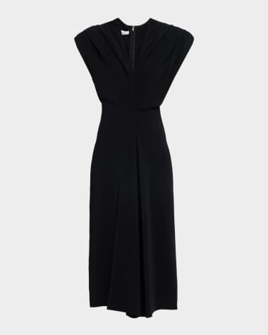 midi dress elegant Elegant Red Midi Dress - All Dresses