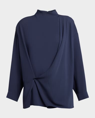 Tops Giorgio Armani Women's Clothing at Neiman Marcus