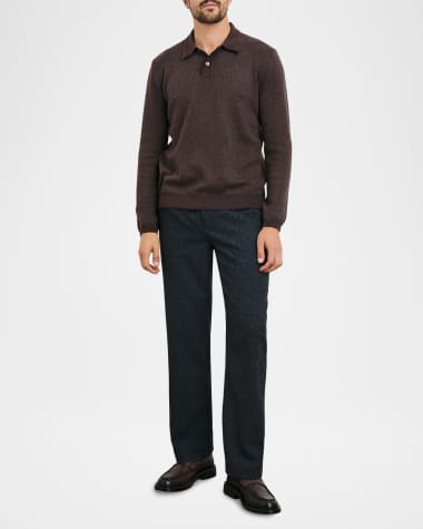 V-Neck Hardware One-Piece Swimsuit