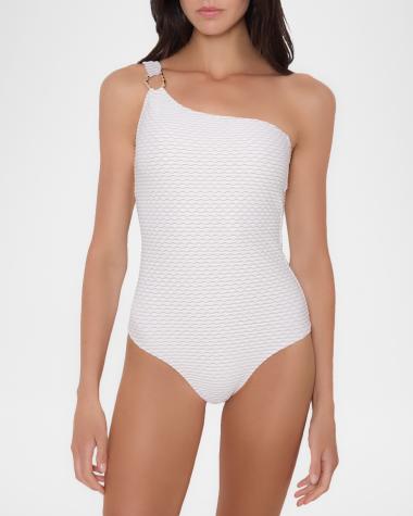 White Women's Designer One-Piece Swimsuits | Neiman Marcus