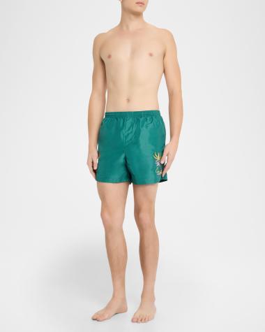 V-Neck Hardware One-Piece Swimsuit