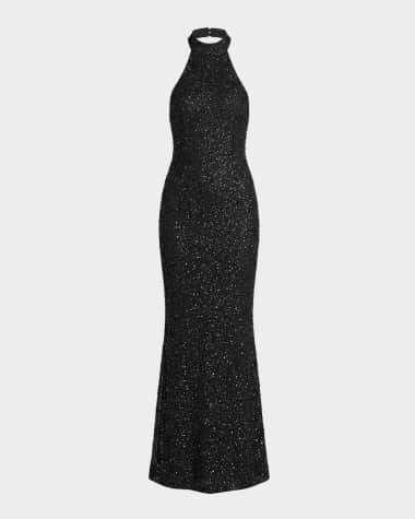 Halter Sequined Dress | Neiman Marcus