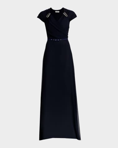 neiman marcus designer evening dresses Black Off Shoulder Sweetheart Tulle Prom Dress, Black Tulle A-Line Par –  formalgowns main image 1