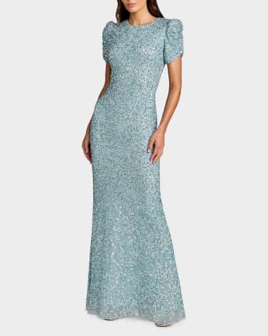princess polly baby blue dress Beige Prom Dresses – Camille La Vie main image 0