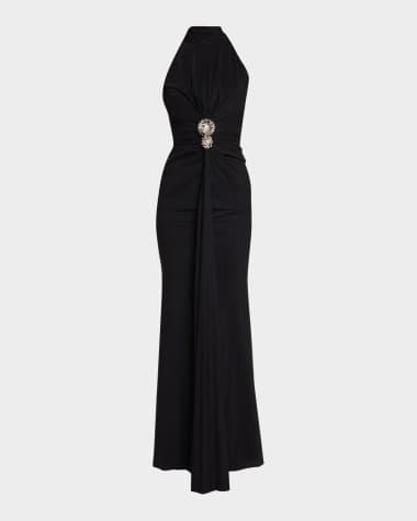 white christmas dresses Black Unique Design New Best Modest Mermaid Long Women Evening Party P –  bridalsew main image 0