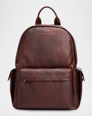 best men's leather backpack for work Men's Leather Backpack for Work