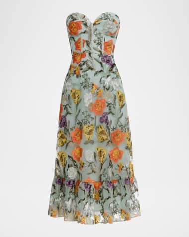 sachin and babi light blue dress PETALS EMBROIDERED HEM MIDI DRESS IN RED- BELLA GALVAN NEW STYLE DRESS FREE  SHIPPING DRESS NEW LOOK DRESSES SALE – Bella Galvan main image 1