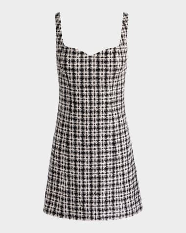 tweed designer dress Dark Tweed 2-Pc Designer Dress Black Pearl / M