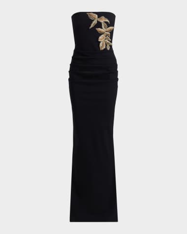 zara black halter neck dress Noir Reverie Gown main image 1