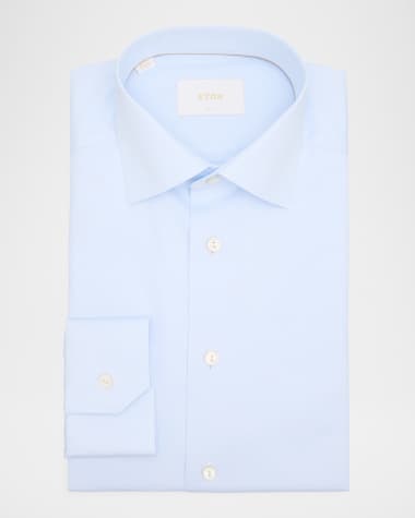 Blue Men's Designer Dress Shirts