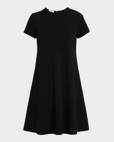 Black Long Sleeve Mini Dress | Neiman Marcus