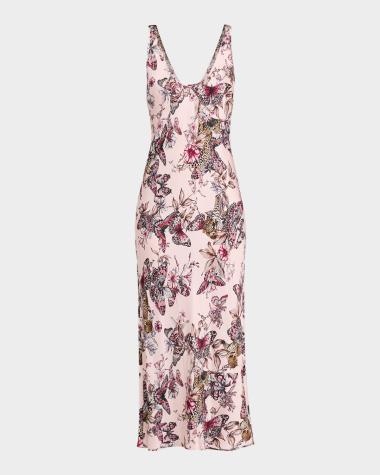 maroon long dress Maroon Handspun Cotton A-Line Front Slit Maxi Dress 40" / Custom Height (Free)