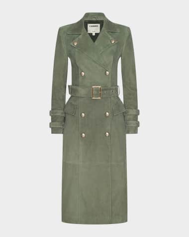 green midi dress asos Max Mara Cashmere midi coat Green - Women