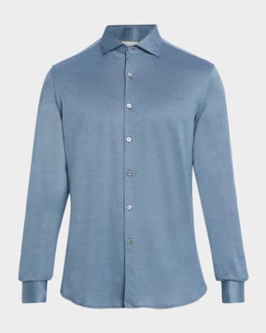 green emerald velvet dress Canali Dress Shirt main image 1