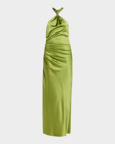 Backless Halter Dress