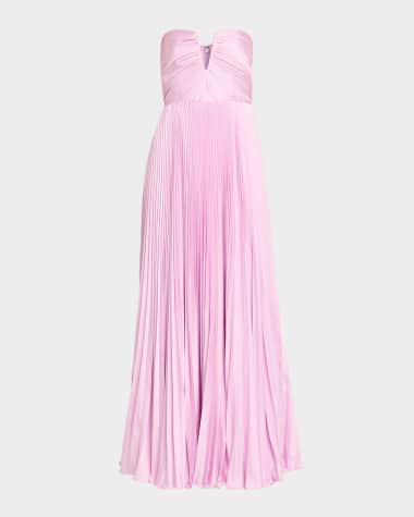 Pleated Evening Gown | Neiman Marcus