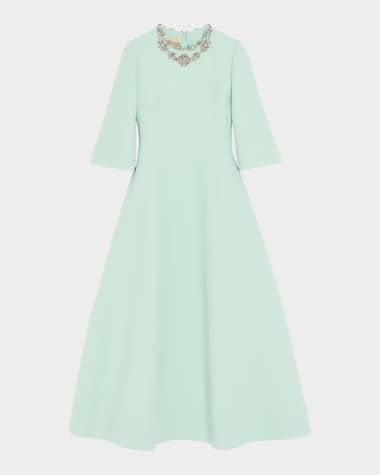 valentino dresses sale Beige This elegant dress from Valentino suits shopping sprees and garden parties alike Valentino Garavani Belted Tiered Velvet-trimmed