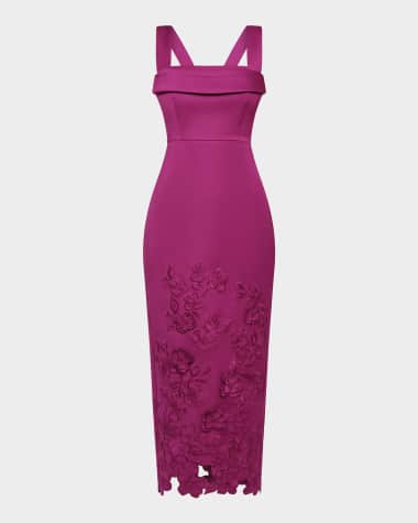 women's layered dress Juniper-Textured-Cotton-Round-Neck-Women-s-Dress main image 0