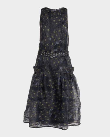 knee length dresses for ladies Perla Linen Dress