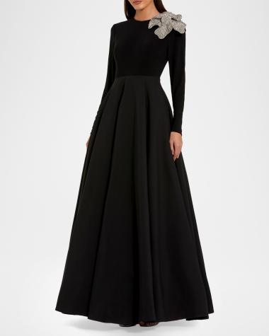 black designer dress long sleeve Evening Gowns for Women Sleeve prom dresses Color:Burgundy/Nude YGroup_anabelle-halter Azazie A-Line/Princess Off The it’s all about timeless