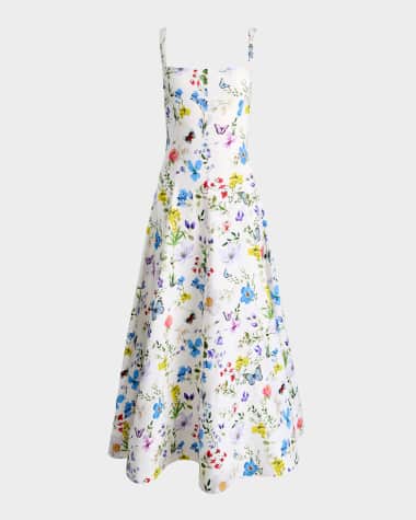 Ankle Length Dress | Neiman Marcus