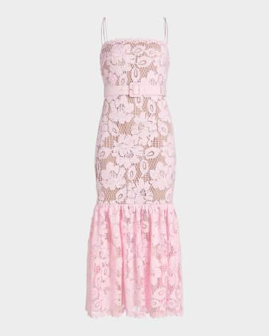 sachin and babi light blue dress Bow Embroidered Mini Dress Navy main image 1