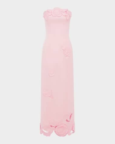 knee length dresses for ladies Guizio Serelina Scarf Dress Light Pink / S