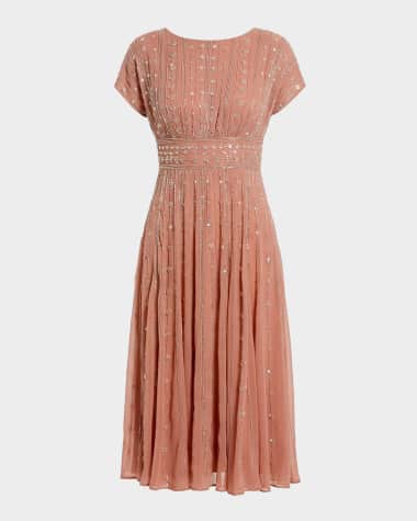 roxy wavey lady dress Roxy Beige and White Wave Trim Linen Dress – Thomas and Rye main image 0