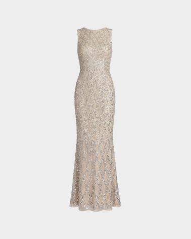 long evening dresses plus size Plus Size Gold Dress Champagne Mother of Bride Formal Evening Gowns Wedding  Guest Long Bridesmaid Prom Dresses Sleeves at Amazon Women's Clothing store