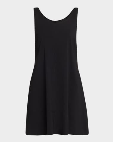 little black dress port huron Leonie Tie Front Mini Dress