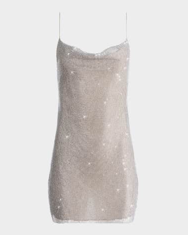 silver dress neiman marcus Silver Designer Cocktail & Party Dresses