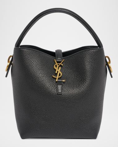 Le 37 YSL Leather Bucket Bag